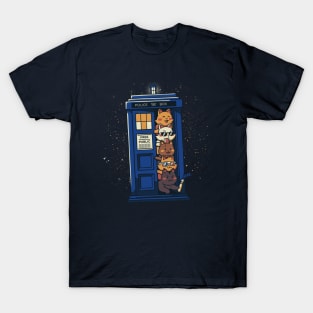 Time Travel Cats by Tobe Fonseca T-Shirt